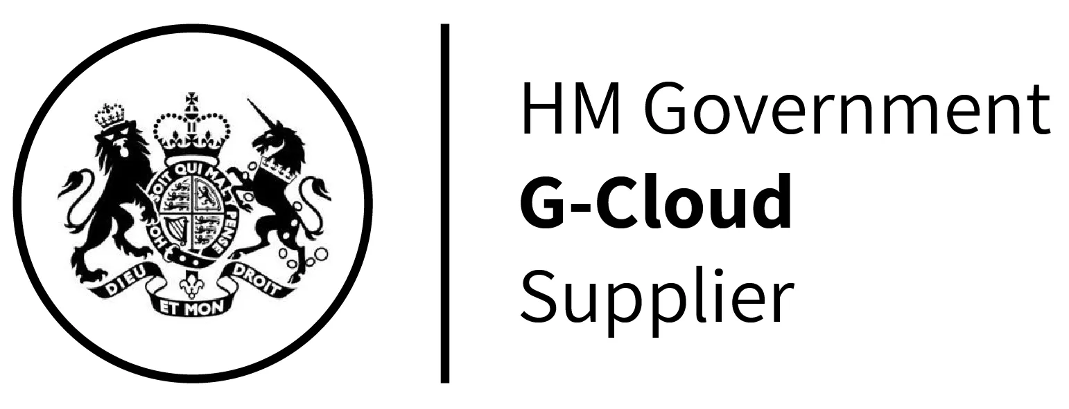 HM Government G-Cloud Supplier logo